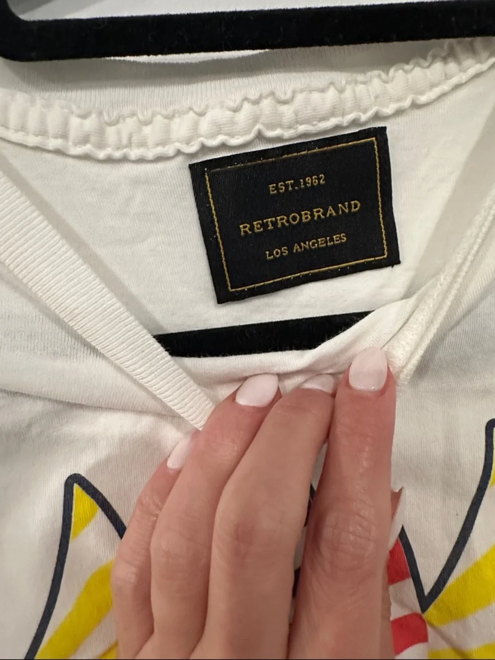 Original Retro Brand Montauk White Graphic Logo Tee - Picture 3 of 7